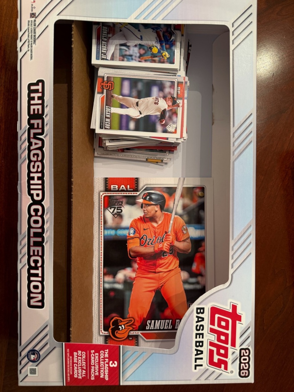 Topps Silver and Red Series 1 Baseball Box Art